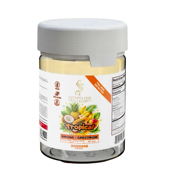 Sutherland CBD | 3,000mg Broad Spectrum  Tropical