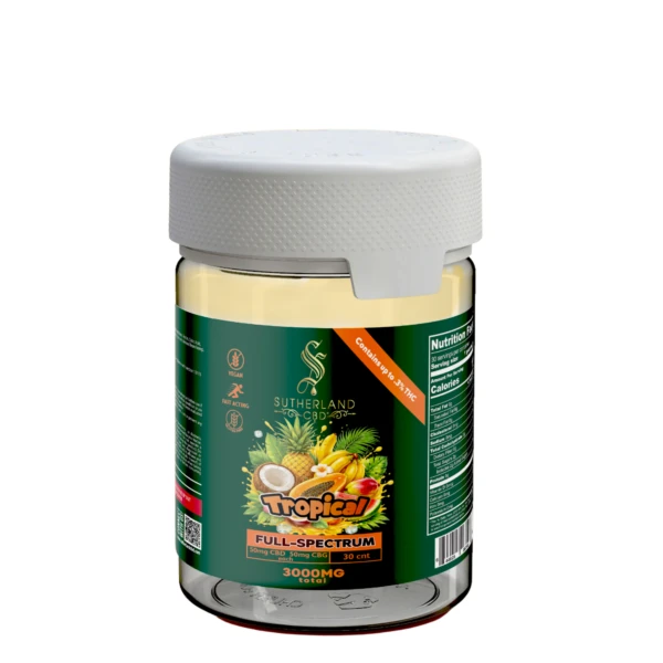 Sutherland CBD | 3,000MG Full Spectrum |  Tropical Flavor