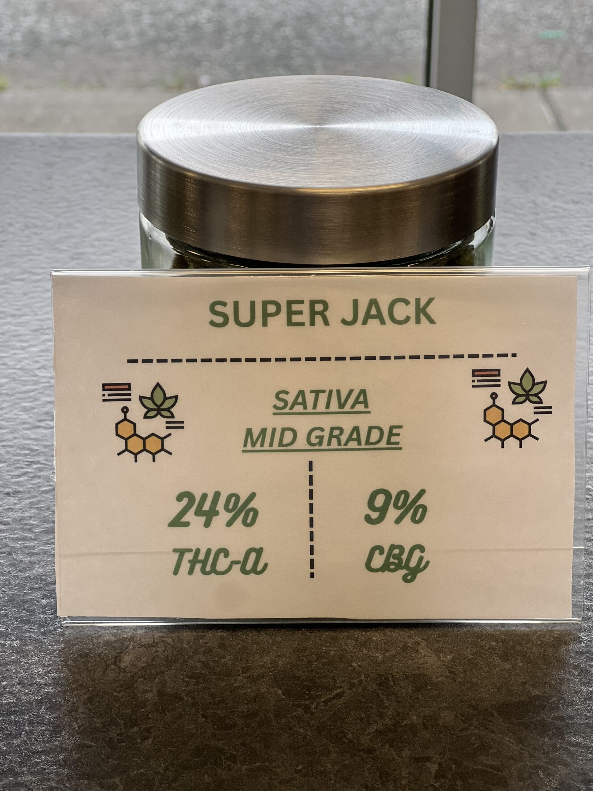 Super Jack Sativa THC-A Flower Mid Grade