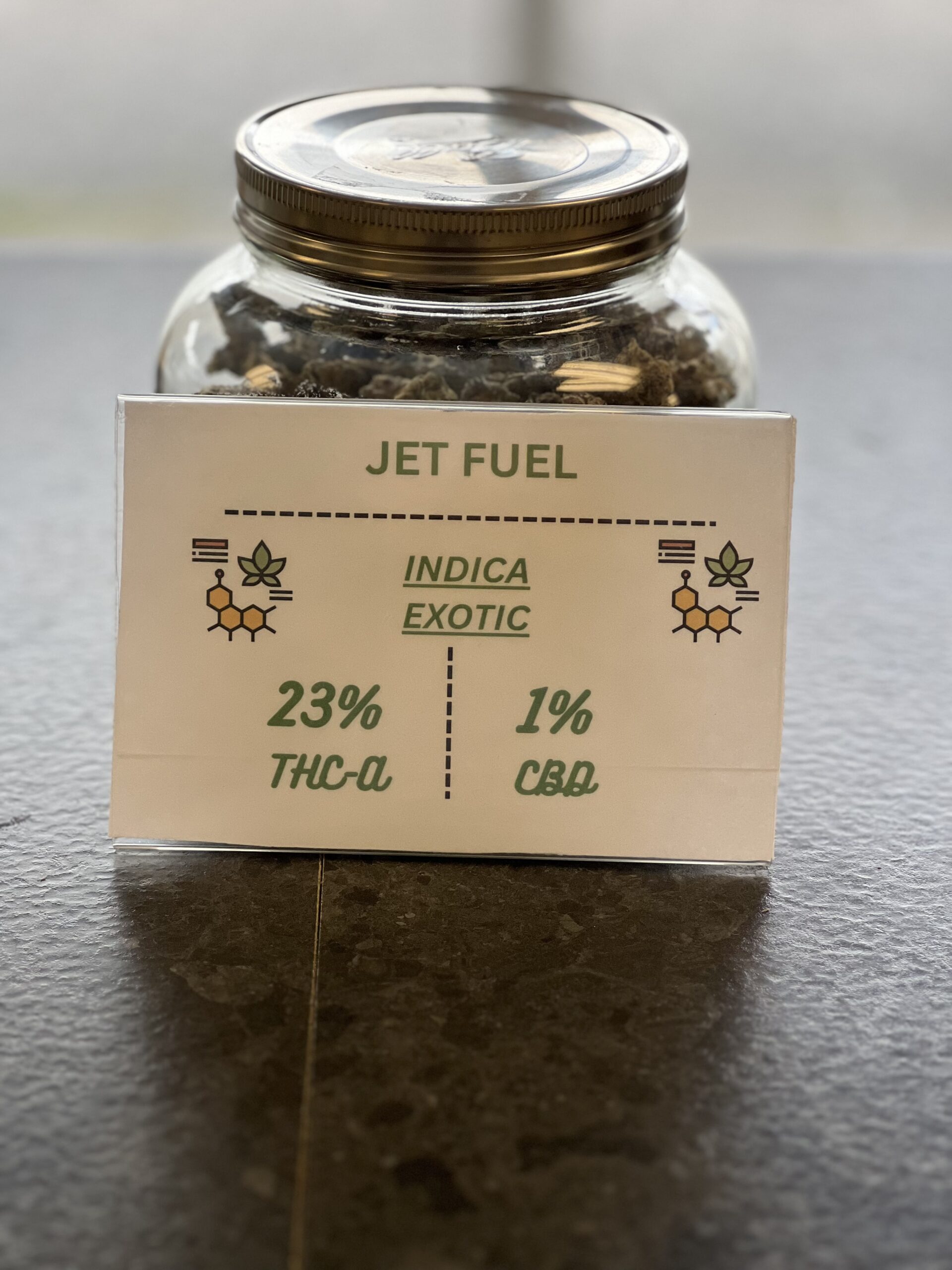 Jet Fuel Indica THC-A Flower Exotic