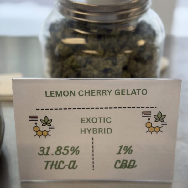 Lemon Cherry Gelato Hybrid  THC-A Flower Exotic 31.85%